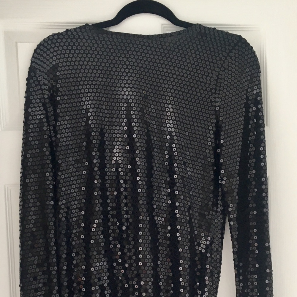 Michael Kors Black Long Sleeve Top